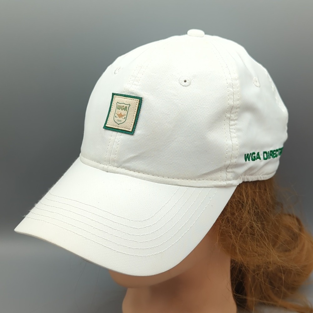 Western Golf Association WGA Director Hat Cap White Ahead Mid Fit Adjustable